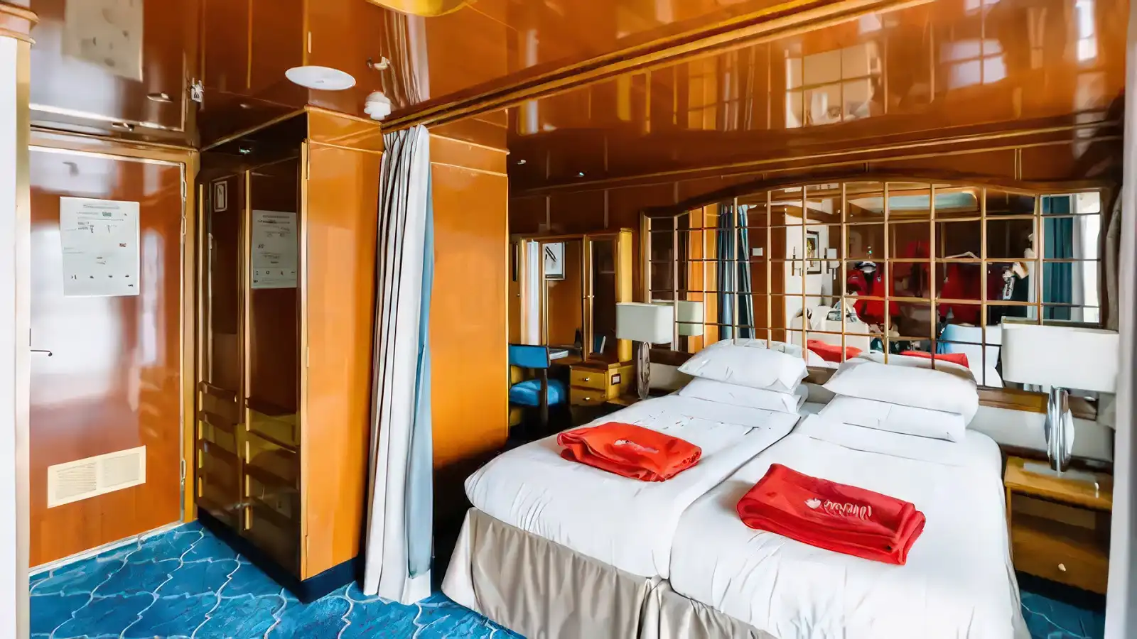 An all-suite cabin with polar views aboard the Sea Spirit