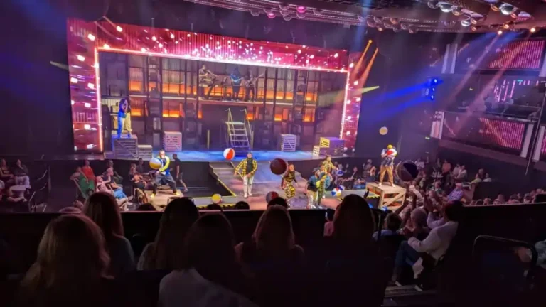 Live entertainment aboard a cruise ship