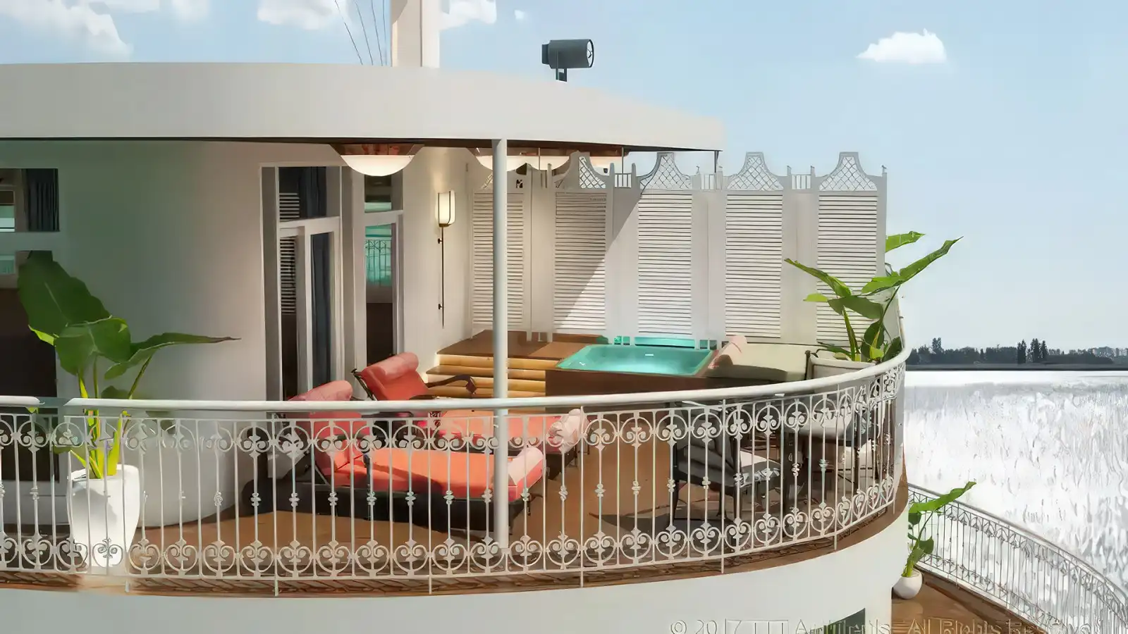 uniworld river suite deck
